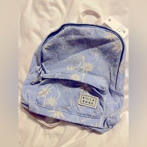 Billabong mini backpack NWT